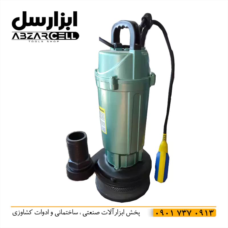 پمپ کفکش دو اینچ 30 متری ایکار فلوتر دار سیم پیچ مسی دبی 250 لیتر در دقیقه — تصویر ۵