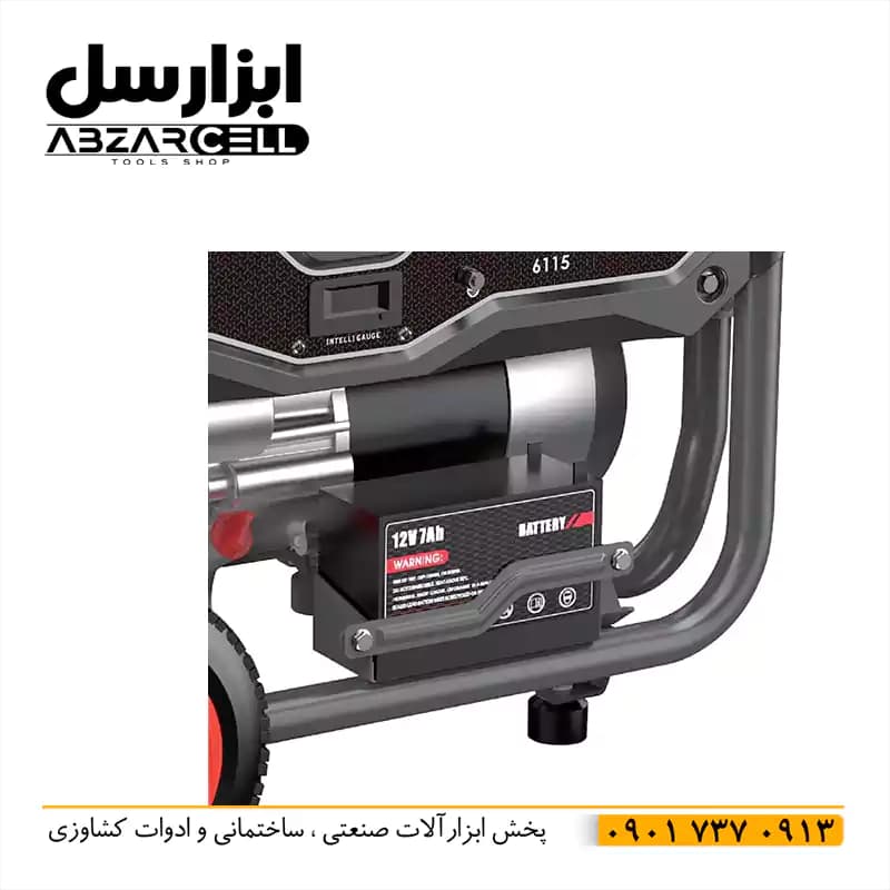موتور برق 3 کیلو وات آروا مدل 6115 — تصویر ۳