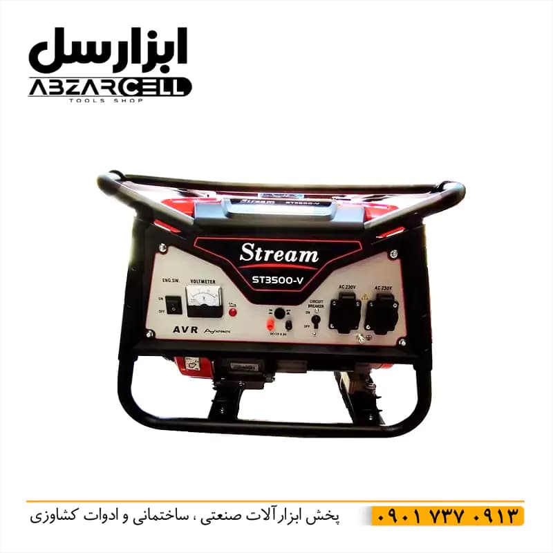 موتور برق 3 کیلو وات استریم STREAM|سیم پیچ مسی| مدل ST-S3-N500-V — تصویر ۵