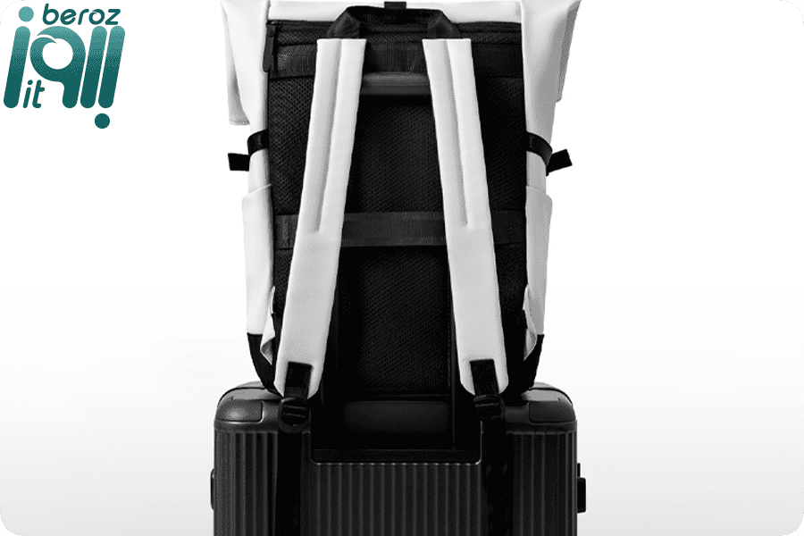جدیدترین کوله پشتي شیائومی مدل Mijia rolled edge casual backpack «اورجینال – ارسال 1 ساعت» — تصویر ۲