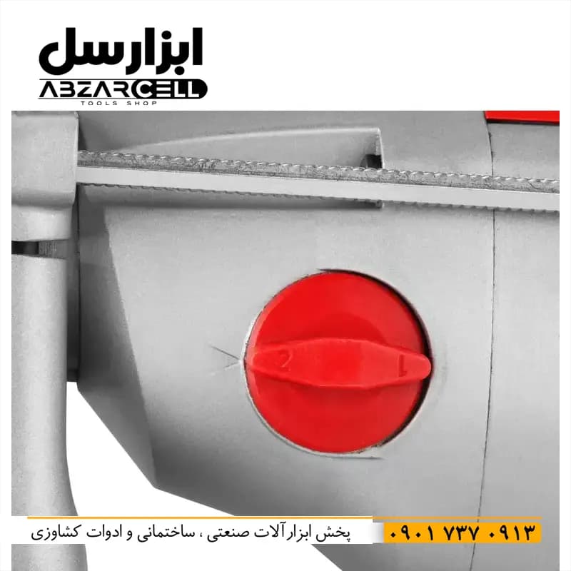 دریل چکشی گیربکسی 1050 وات رونیکس 2220| اصل| ضمانت 12 ماه| قدرت 1.4 اسب بخار| سیم پیچ مس — تصویر ۸