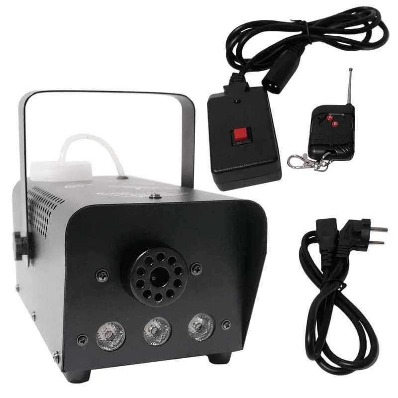 دستگاه رقص نور و مه ساز مدل FS 600W LED FOG MACHINE «اورجینال – ارسال 1 ساعت» — تصویر ۹