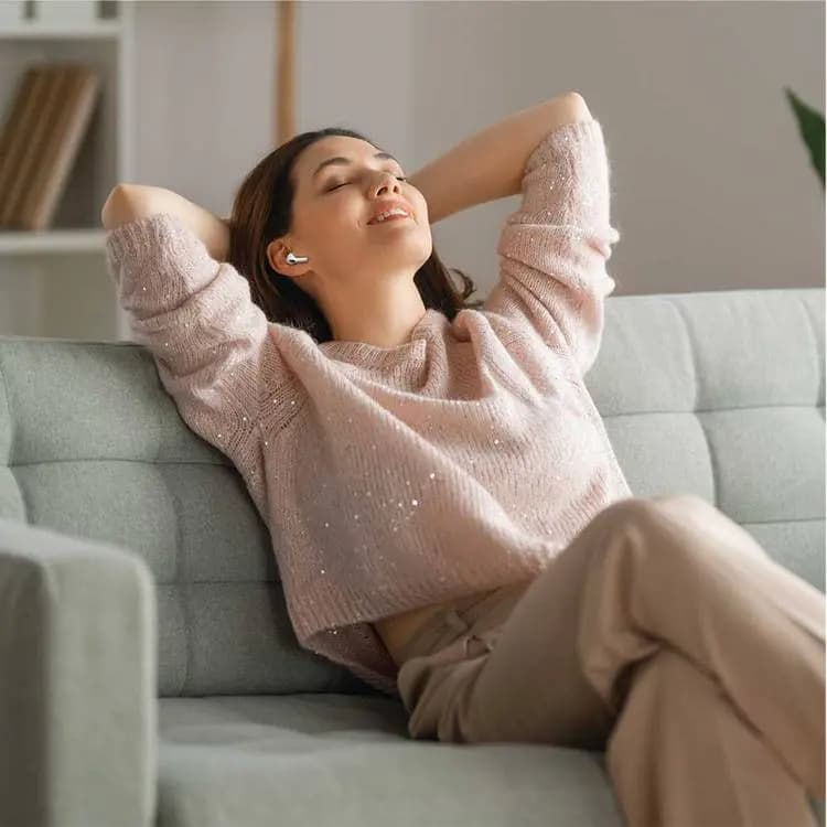 هندزفری بلوتوث دارای صفحه نمایش لمسی گرین لاین Green Lion TouchTone Lite ANC GNTCHTLITWH — تصویر ۳
