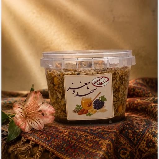 معجون شهد و مغز وزن 400گرمی شهتاک