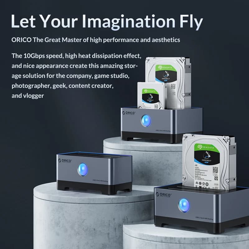 داک هارد اوریکو مدل ORICO 5528C3-C — تصویر ۸