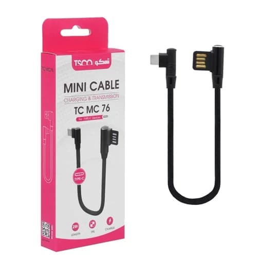 کابل تبدیل USB به USB-C تسکو مدل TC MC76 طول0.2 متر — تصویر ۳