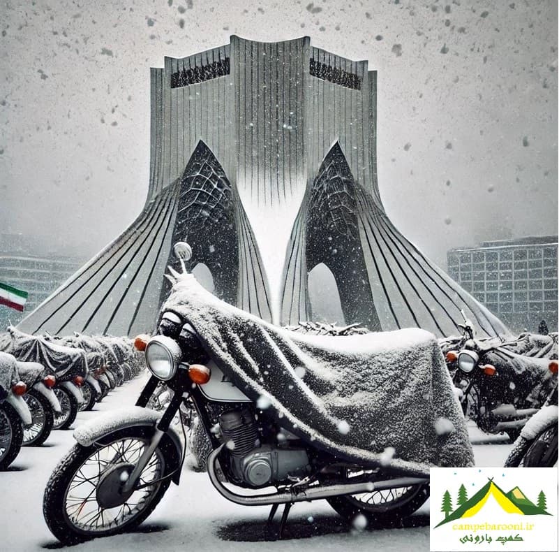 چادر موتور سیکلت شمعی مناسب برای CLICK 150 آیروکس وسپا لاکی واریو 160 کد 2022 — تصویر ۱۱