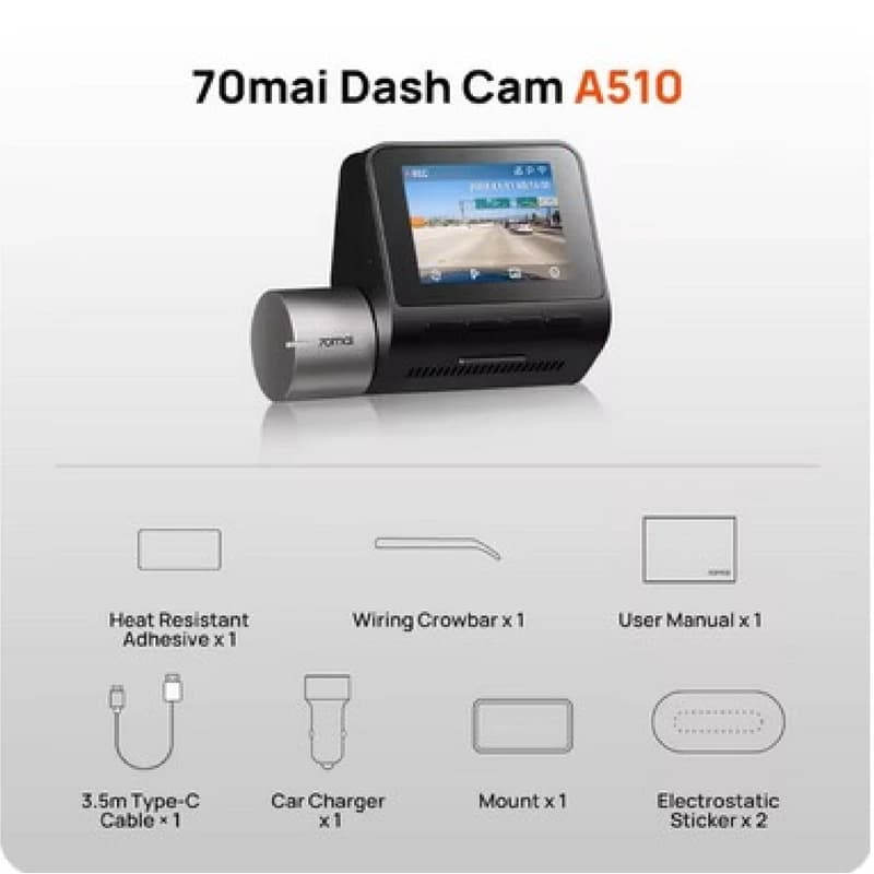 دوربین ثبت وقایع 70mai Dash Cam A510 — تصویر ۲