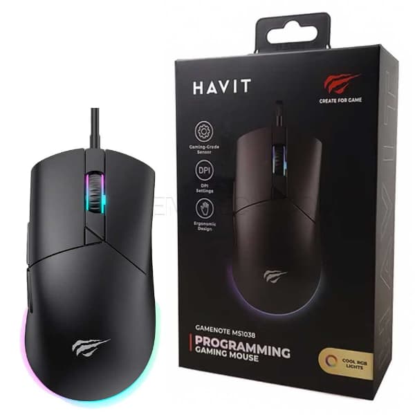 ماوس سیم دار گیمینگ هویت مدل HAVIT MS1038 — تصویر ۶