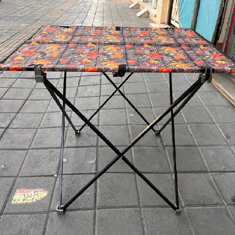میز و صندلی 2 نفره مسافرتی تاشو و کم جا با تحمل وزن 100 کیلو (2صندلی 1 میز) کد3 — تصویر ۳