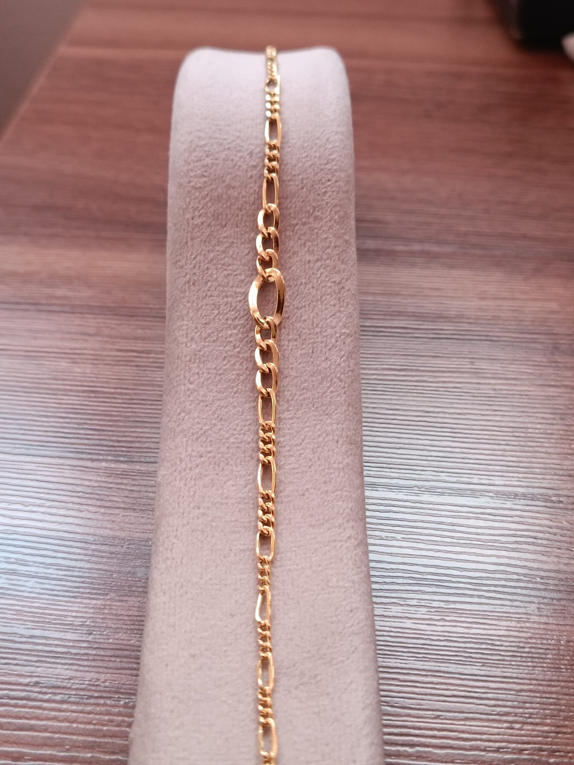 دستبند طلا فیگارو کونیک 1033 — تصویر ۳