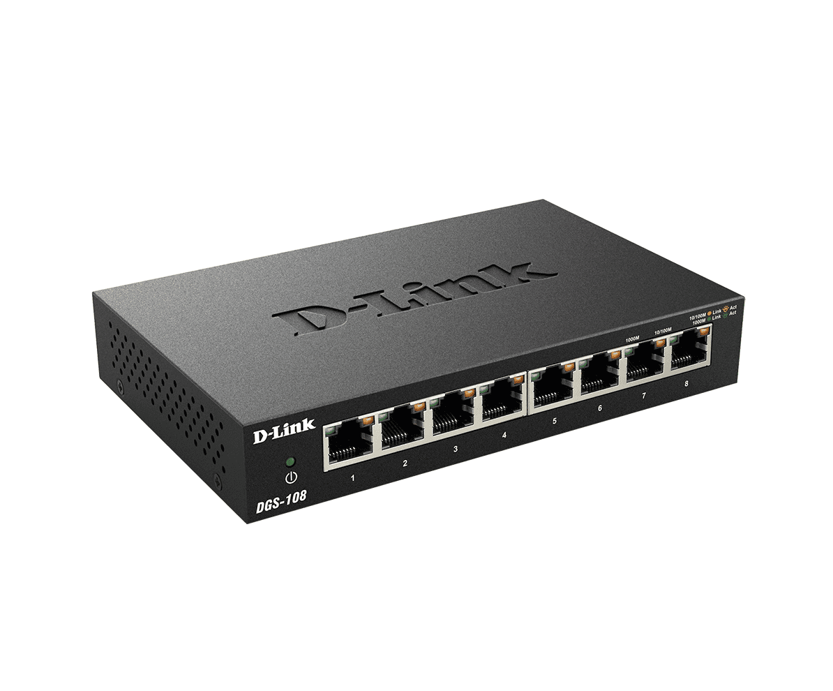 سوئیچ 8 پورت گیگابیتی و دسکتاپ دی لینک مدل DLink DGS-108 — تصویر ۶