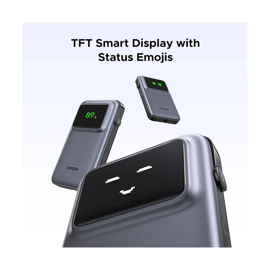 پاوربانک یوگرین مدل UGREEN PB511-35603B ظرفیت 10000 میلی آمپرساعت — تصویر ۴