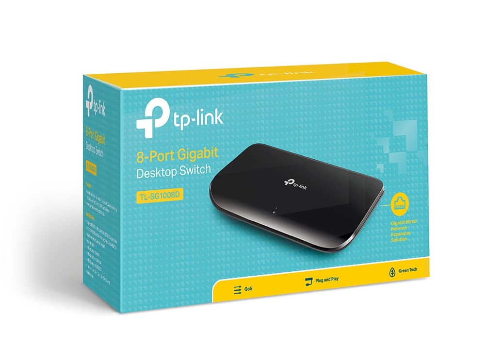 سوییچ 8 پورت گیگابیت و دسکتاپ تی پی لینک مدل TPLINK TL-SG1008D — تصویر ۸