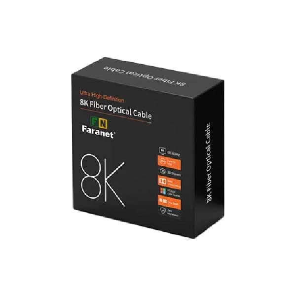 کابل HDMI 2.1 فیبر نوری فرانت مدل FN-H8FC150 طول 15 متر — تصویر ۵