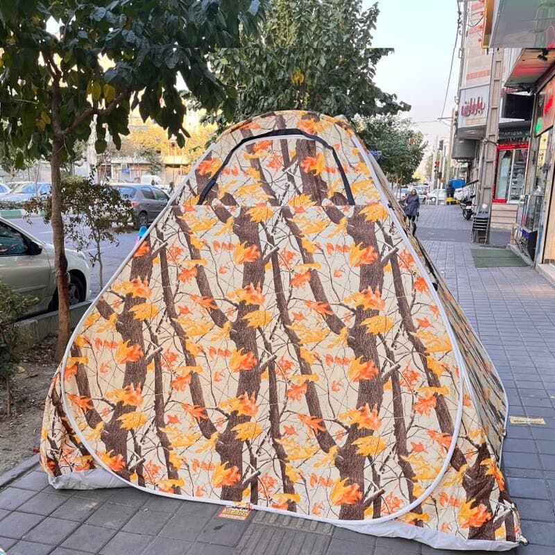 چادر مسافرتی 12نفره فنری تاشو با جنس برنو مدل استتار در 3 طرح جذاب کد6 — تصویر ۱۰
