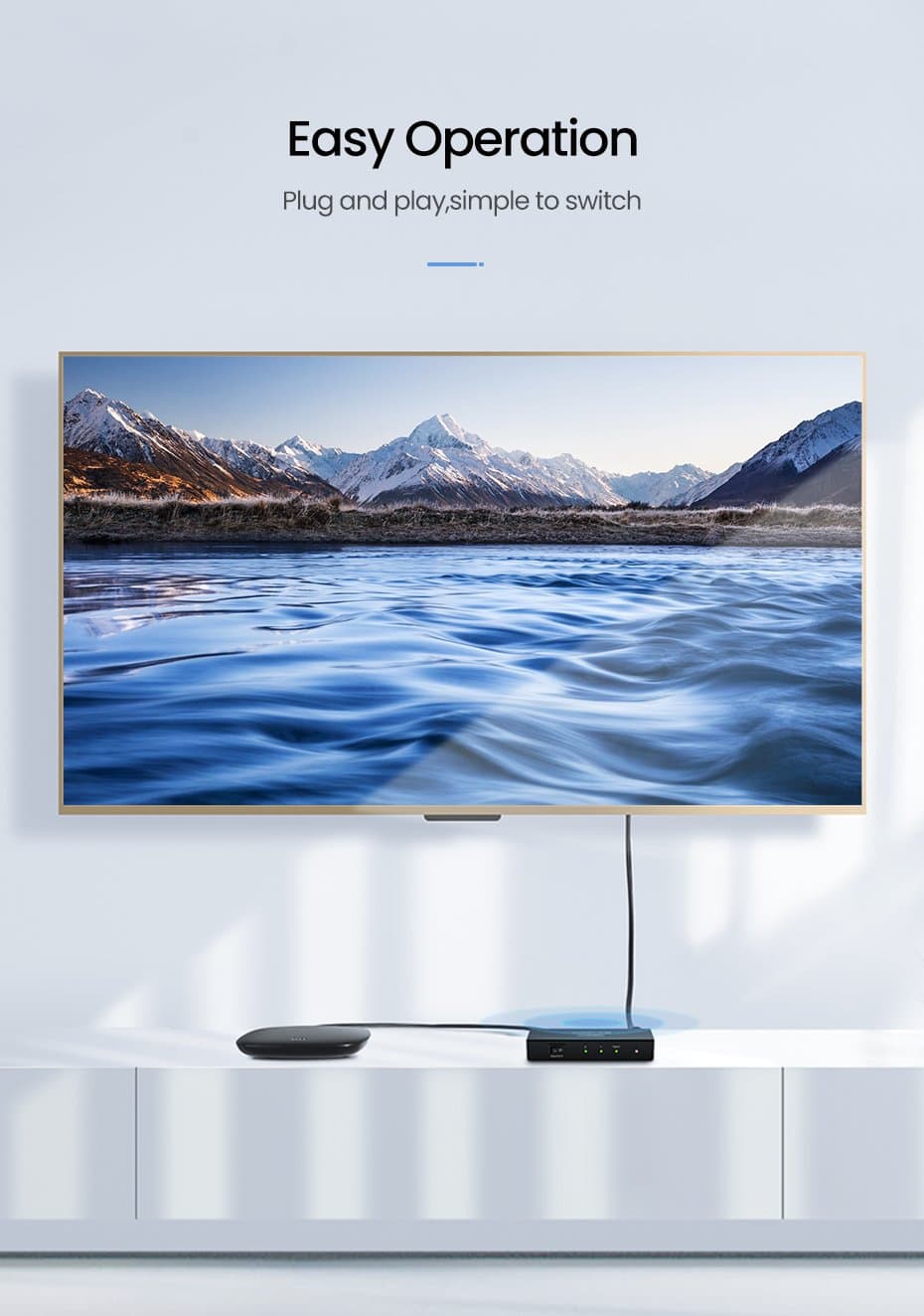 اسپلیتر 2 پورت HDMI یوگرین مدل اسپليتر UGREEN CM619-40201 — تصویر ۸