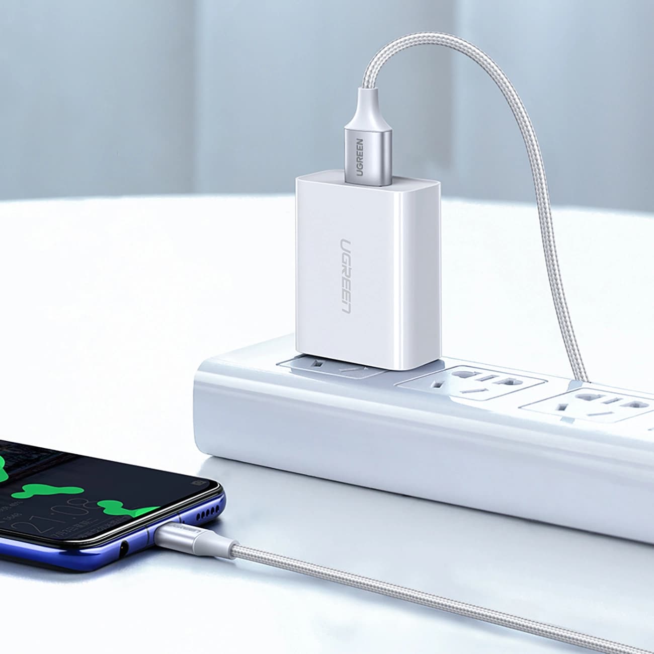 کابل تبدیل USB به USB-C یوگرین مدل US288-60133 طول 2 متر — تصویر ۴