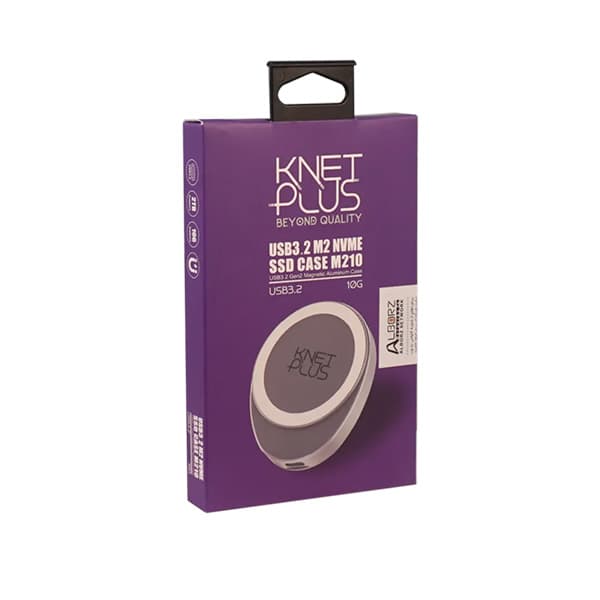 باکس هارد مغناطیسی M.2+NVME کی نت پلاس مدل K-NET PLUS KP-M210 — تصویر ۸