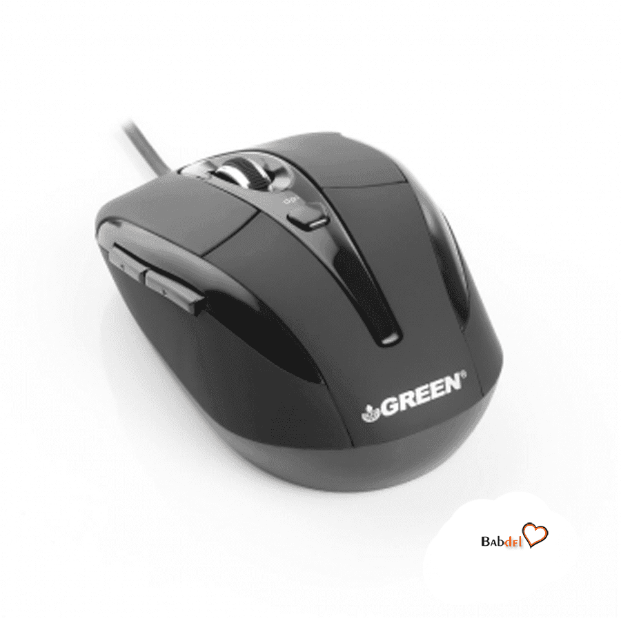 ماوس با سیم گرین مدل MOUSE GREEN GM301 — تصویر ۵