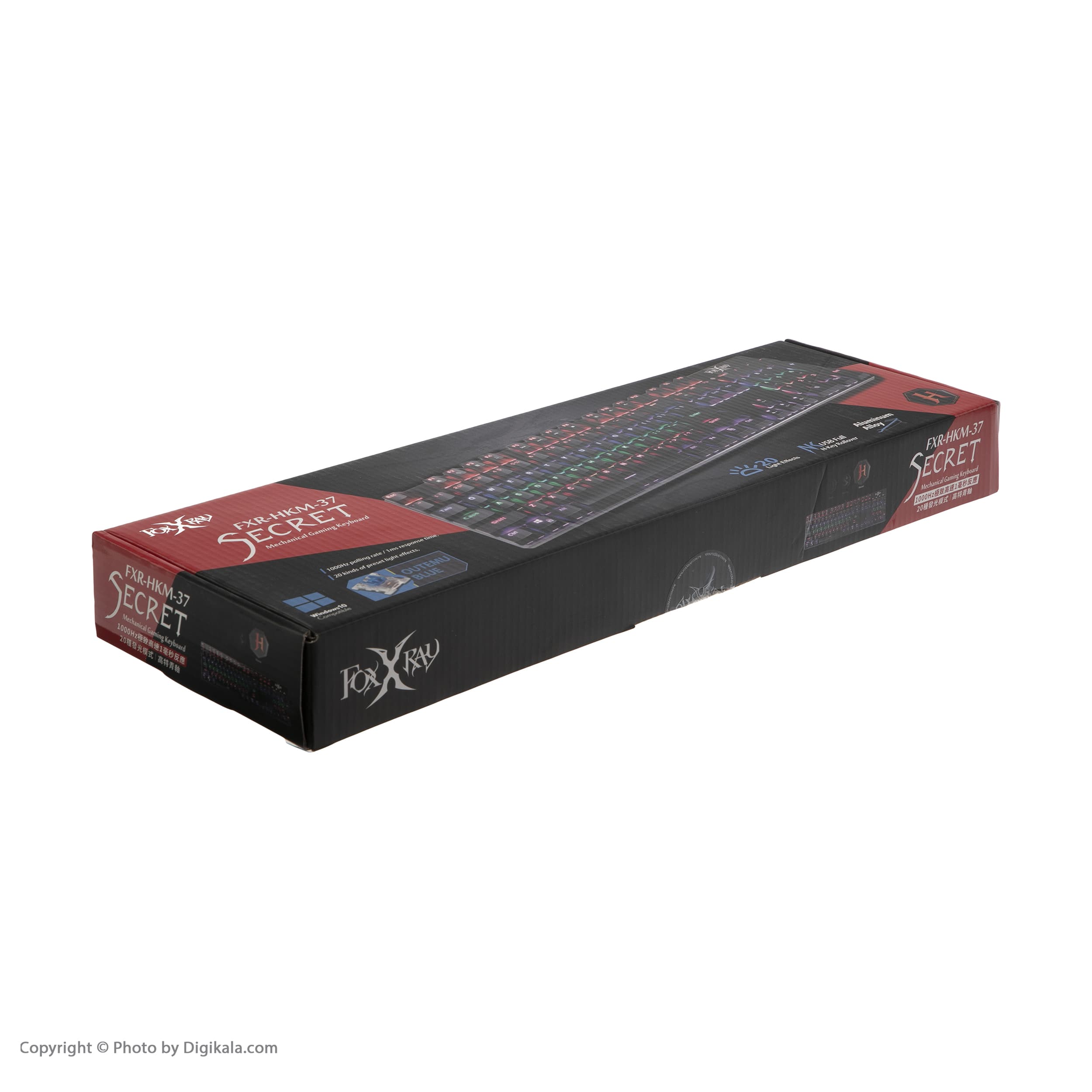 کیبورد مخصوص بازی فاکس ری مدل FXR-HKM-37 — تصویر ۲