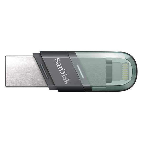 فلش مموری USB3.1 OTG Lightning سندیسک مدل SANDISK iXpand Flash Drive Flip ظرفیت 64GB — تصویر ۳