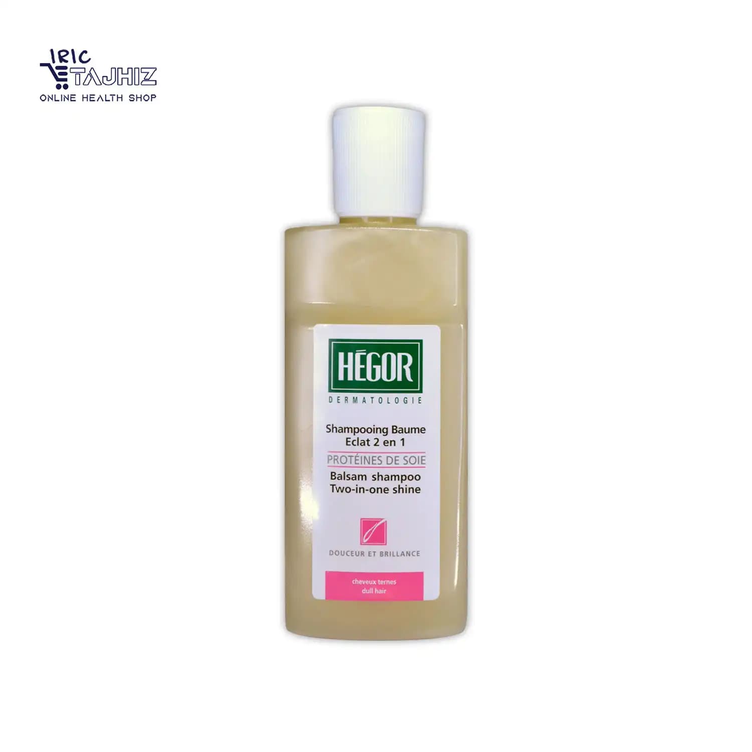 شامپو بالسام 2 در 1 پروتئین ابریشم هگور HEGOR حجم 150 میلی لیتر