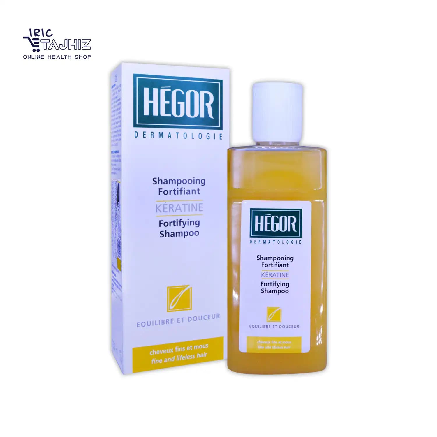 شامپو تقویت کننده کراتین هگور HEGOR حجم 150 میلی لیتر — تصویر ۵