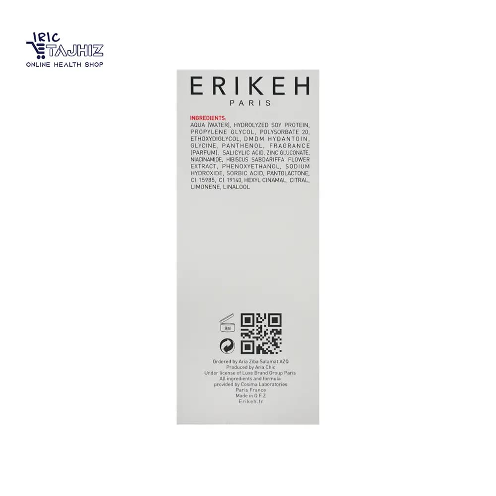 سرم ضد ریزش و تقویت کننده مو اریکه ERIKEH حجم 30 میلی لیتر — تصویر ۸