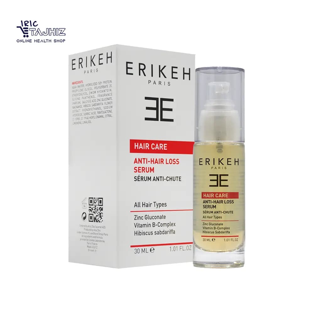 سرم ضد ریزش و تقویت کننده مو اریکه ERIKEH حجم 30 میلی لیتر — تصویر ۲