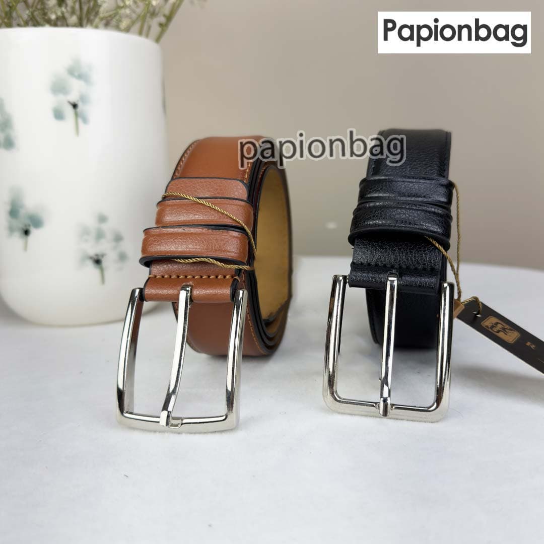 کمربند زبانه دار مردانه سگک کلاسیک چرم مصنوعی کد859 — تصویر ۷