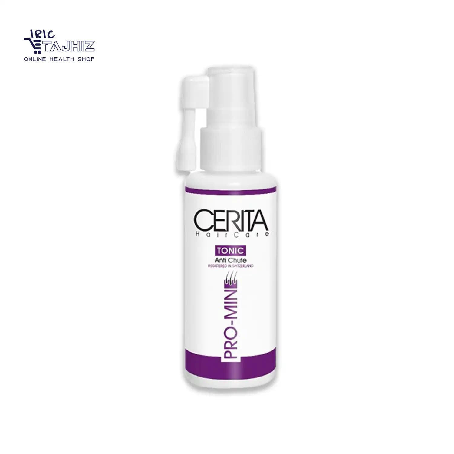 تونیک تقویتی و ضد ریزش مو پرومین سریتا CERITA حجم 60 میلی لیتر — تصویر ۵