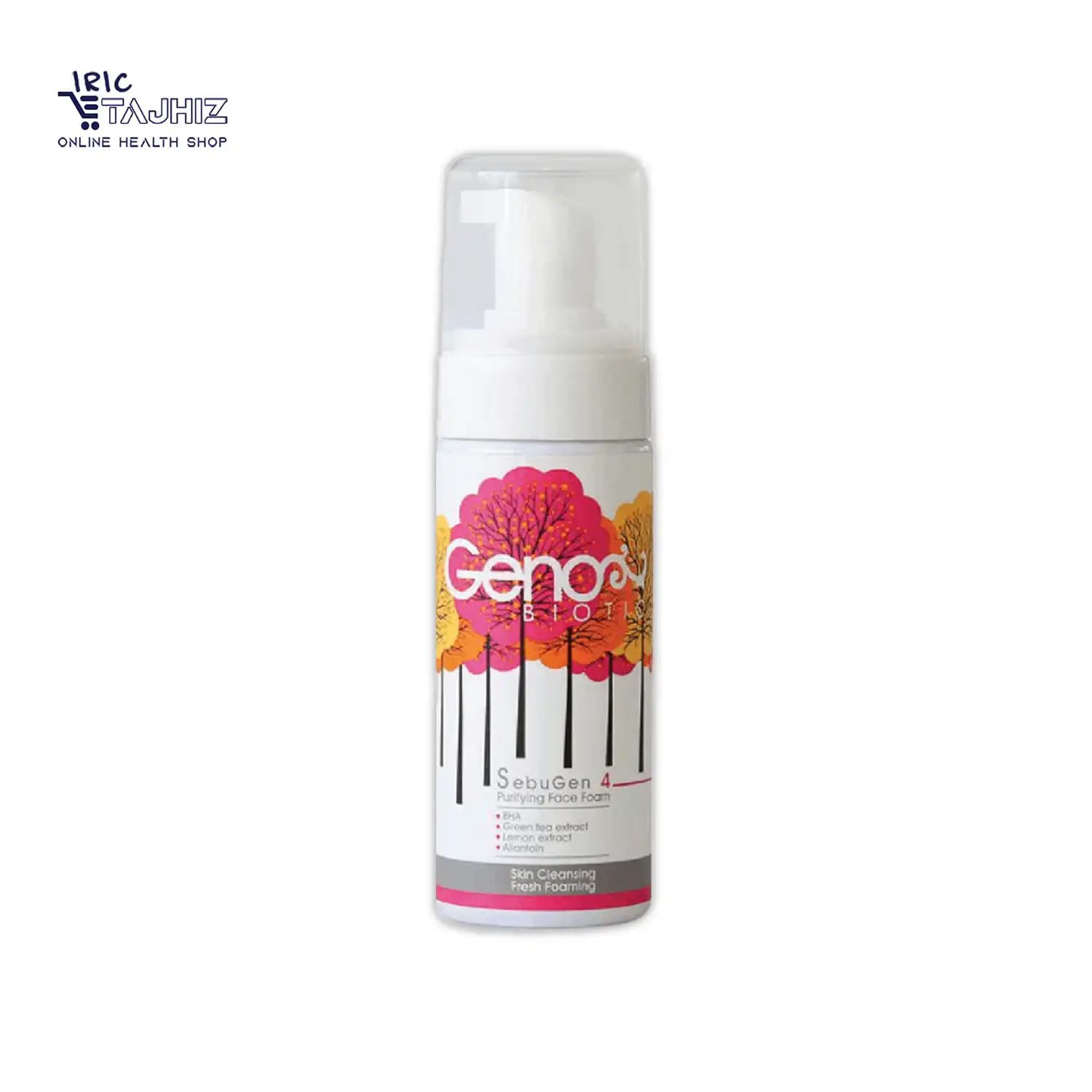 فوم شستشوی صورت پوست مستعد آکنه ژنوبایوتیک Geno Biotic حجم ۱۵۰ میلی — تصویر ۵