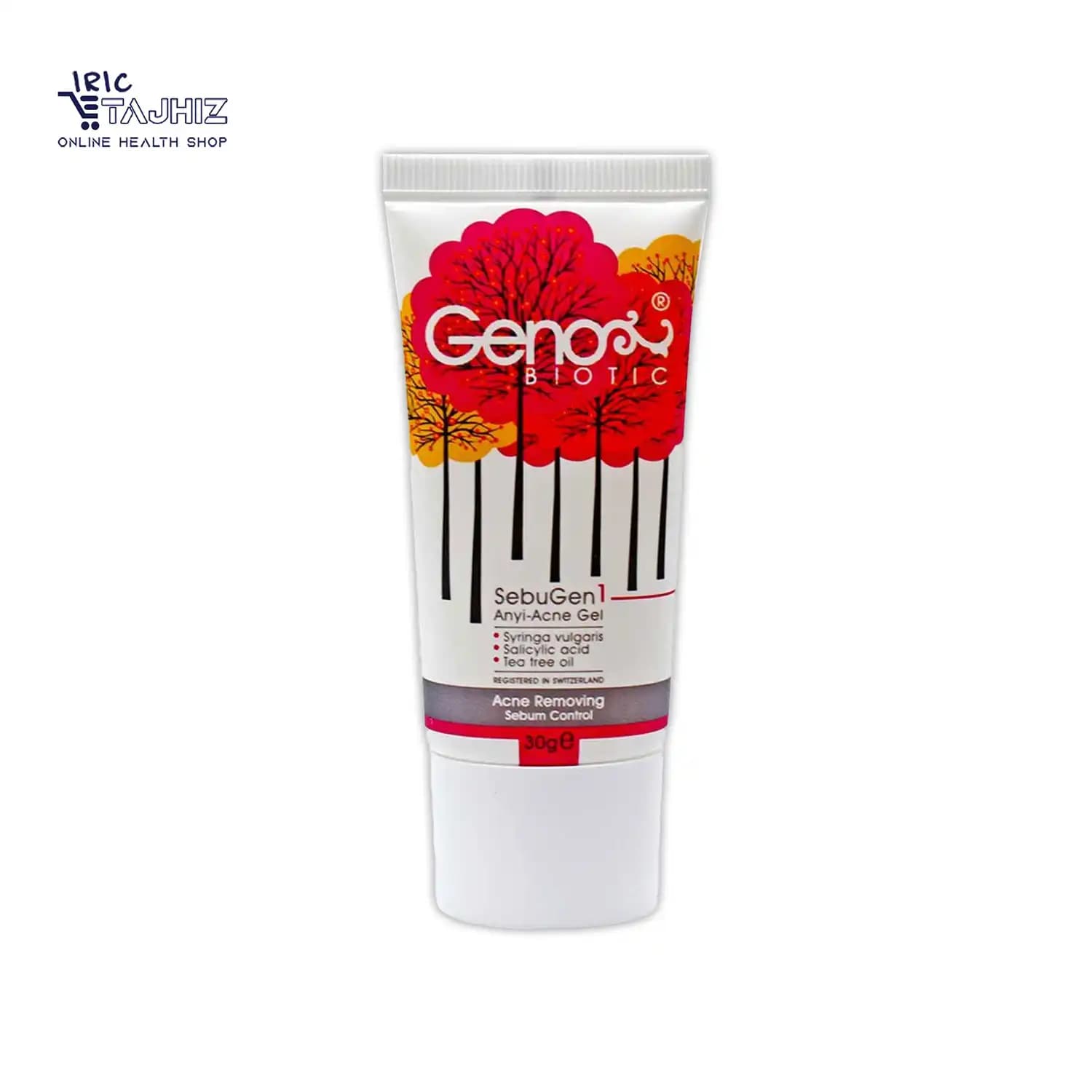 ژل ضد جوش سبوژن 1 ژنوبایوتیک Geno Biotic حجم 30 میلی لیتر