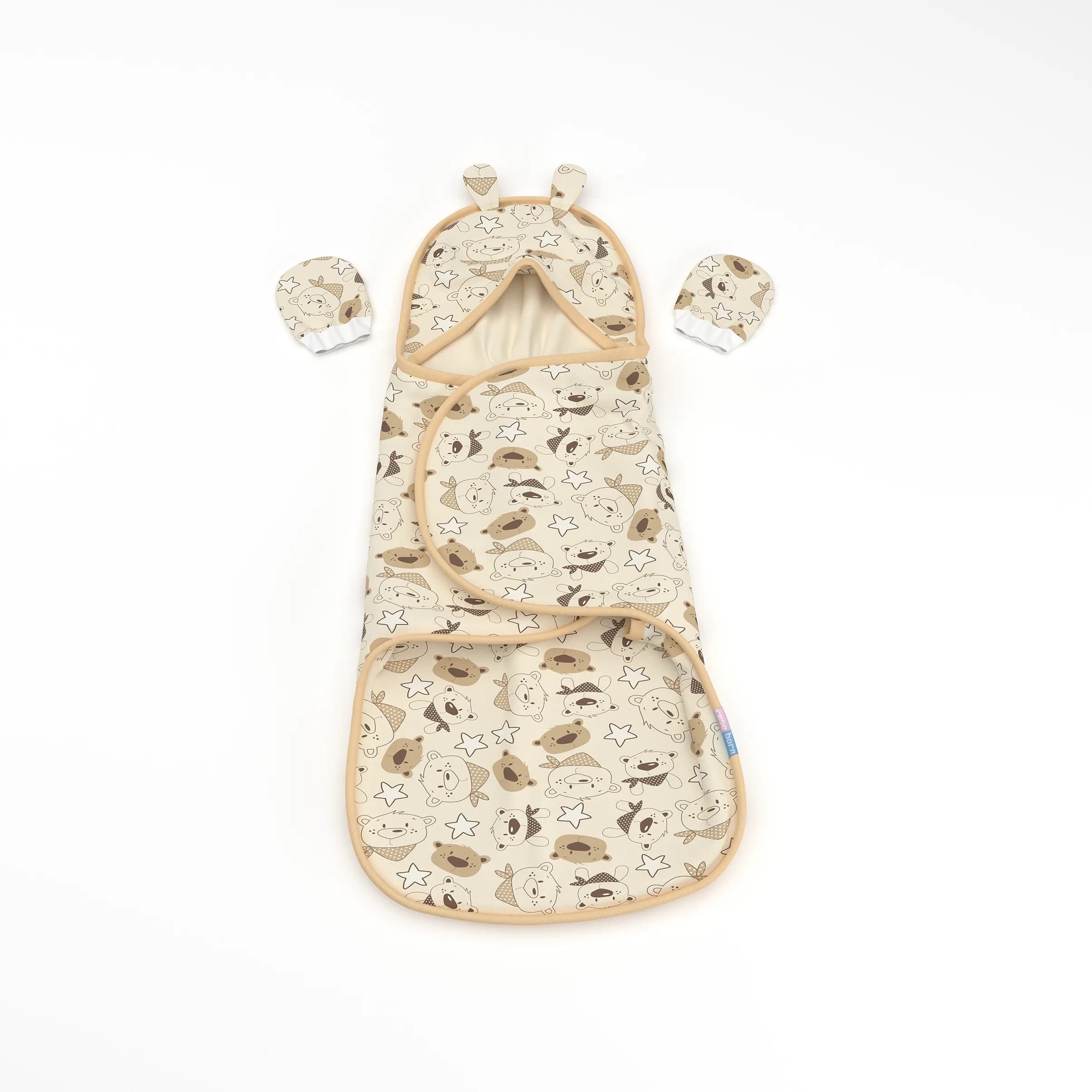 قنداق چسبی چاپی رزبرن طرحTeddy Bear — تصویر ۳
