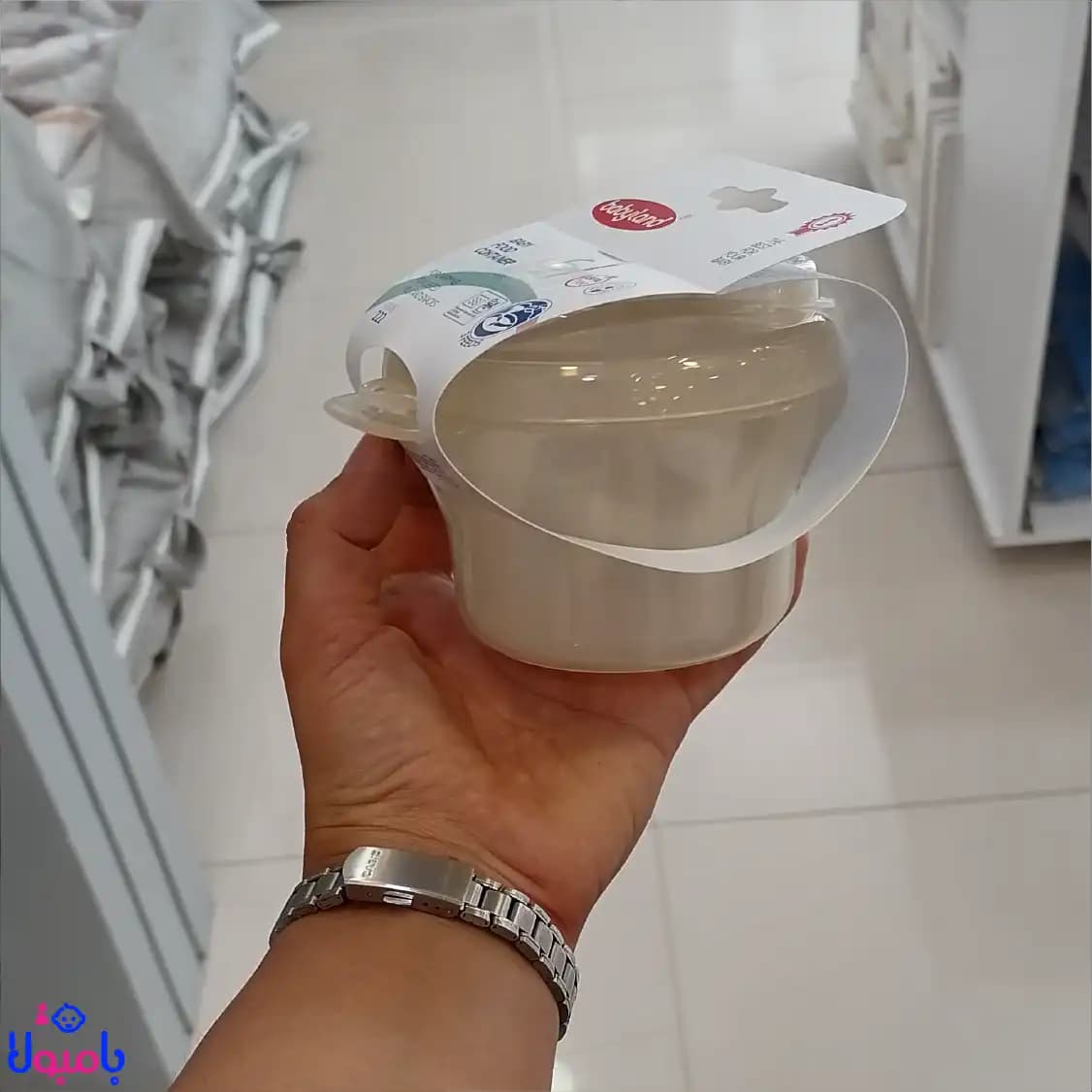 ظرف نگه دارنده پودر شیرخشک بیبی لند کد222 — تصویر ۵