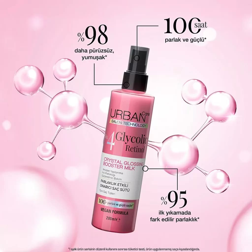 شير مو اوربن كر Urban Care حاوى اسید گلیکولیک و رتینول حجم 200 میل — تصویر ۵