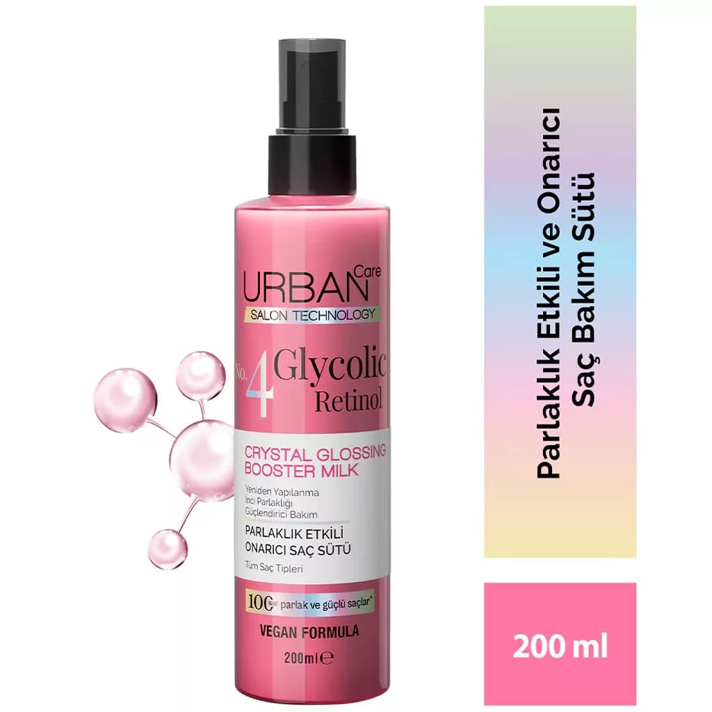 شير مو اوربن كر Urban Care حاوى اسید گلیکولیک و رتینول حجم 200 میل — تصویر ۴