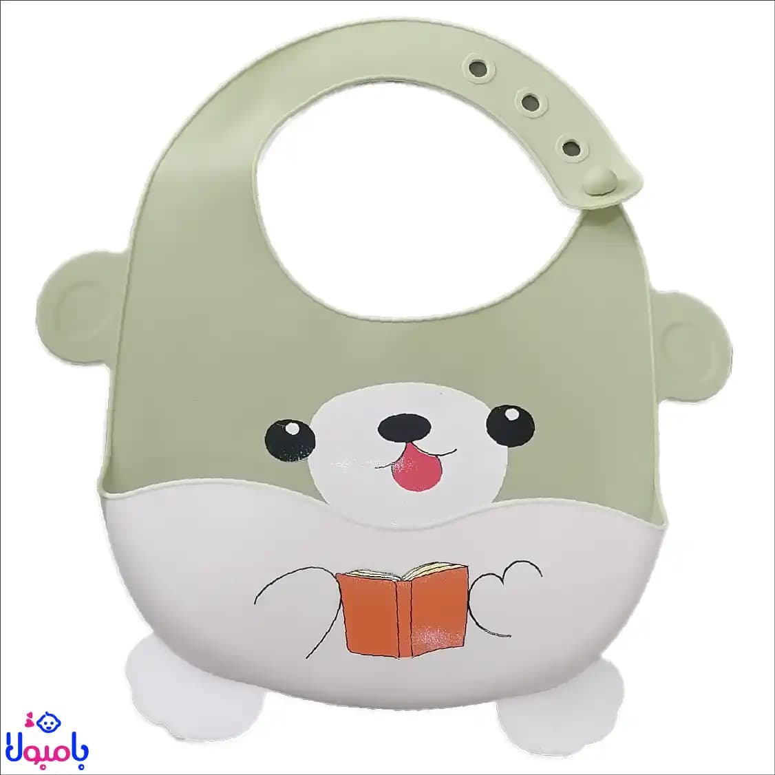 پیشبند سیلیکونی مخزن دار کودک — تصویر ۲