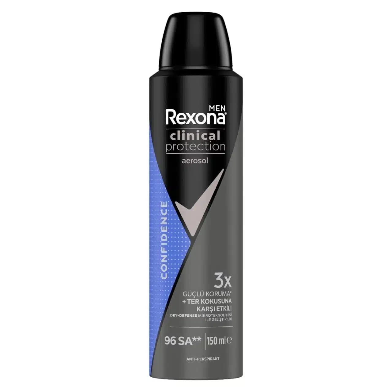 اسپری مردانه ضد تعریق Clinical Protection رکسونا Rexona مدل Aerosol حجم 150 ميل — تصویر ۲