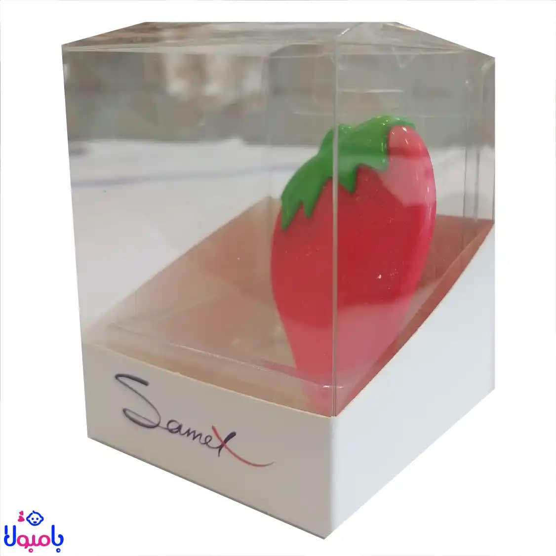 دندانگیر سیلیکونی نوزاد مدل توت فرنگی — تصویر ۴