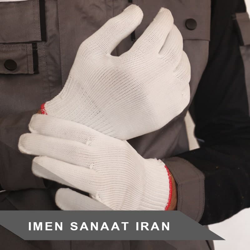 دستکش ایمنی نخی ریز بافت