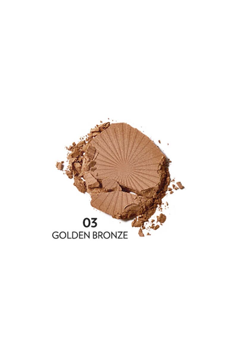 برنزر پودری گلدن رز Golden Rose مدل Sun Bright رنگ Golden Bronze شماره 03 — تصویر ۴