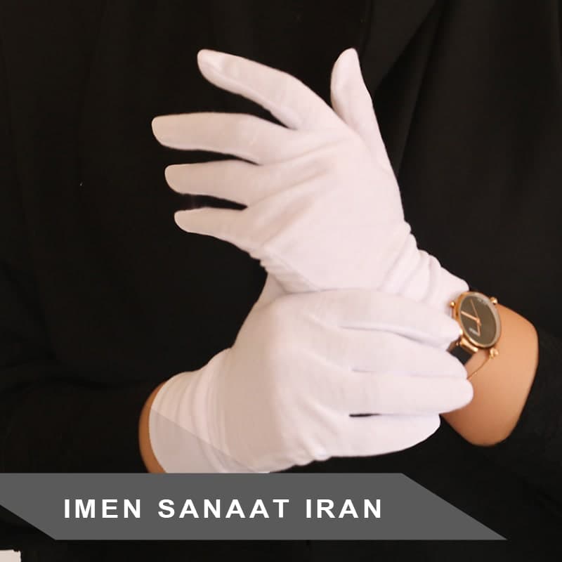دستکش ایمنی نخی ضد حساسیت کد 1257
