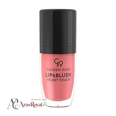 رژ لب و گونه گلدن رز Golden Rose مدل Velvet Touch شماره 04 — تصویر ۵