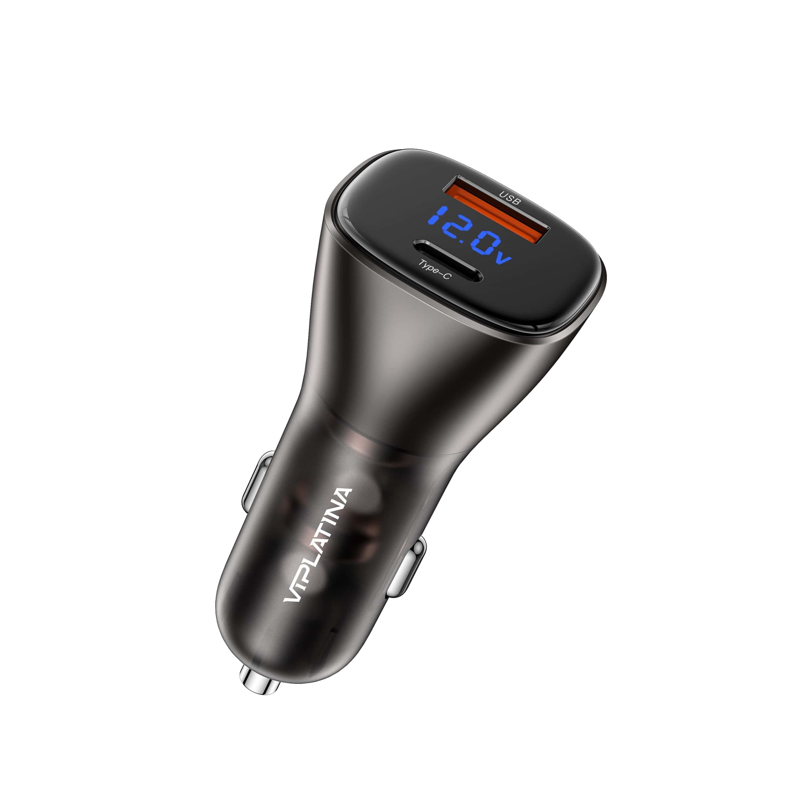شارژر فندکی سوپر فست شارژ وی آی پلاتینا VIPLATINA VK17 48W PD3.0+QC3.0 — تصویر ۳