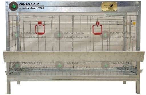 قفس مرغ تخمگذار یک طبقه کد(43) — تصویر ۴