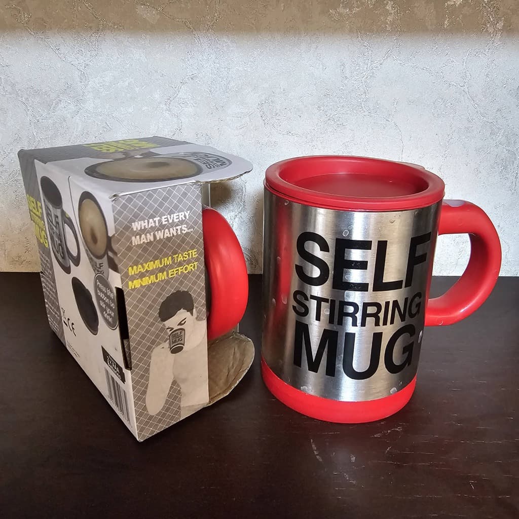ماگ درب دار همزن دار Self Stirring Mug کد(61) — تصویر ۲