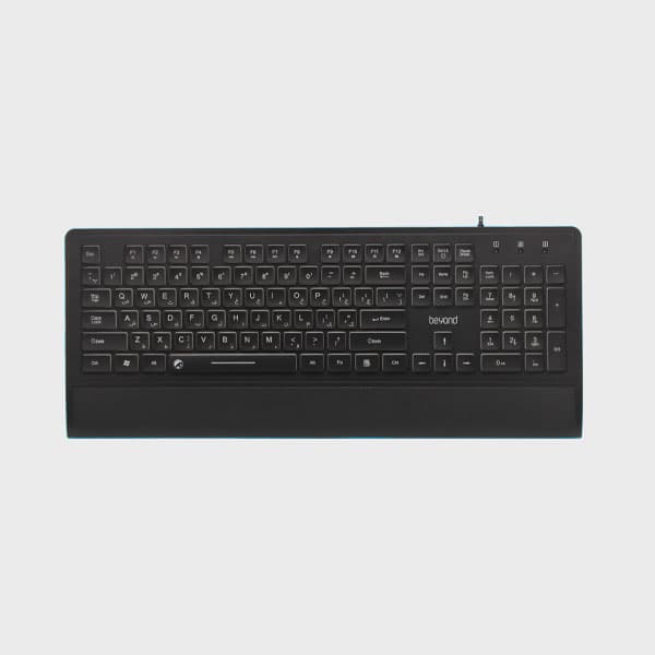 کیبورد USB بیاند LED BK-7200 — تصویر ۳