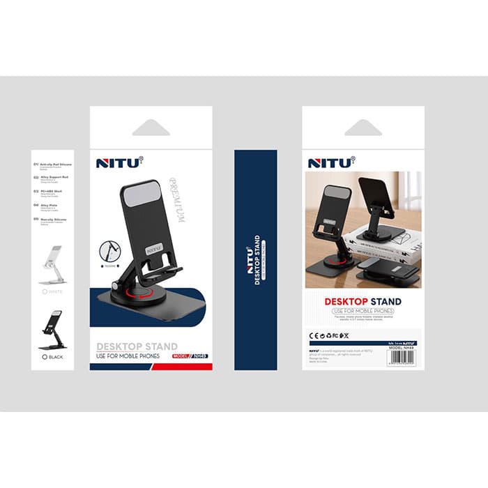 پایه نگهدارنده رومیزی موبایل نیتو NITU NH49 — تصویر ۲